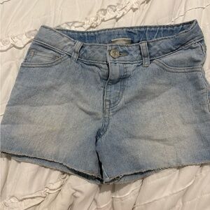 Cherokee Denim Jean Shorts Girl's Size L 10-12 Light Blue Cutoff